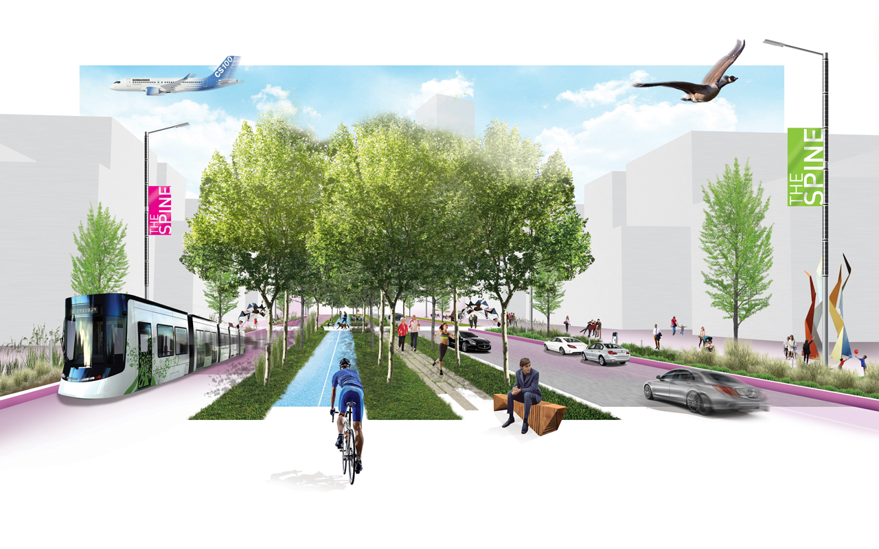 Bombardier Downsview Lands Masterplan and Urban Design Vision BNKC