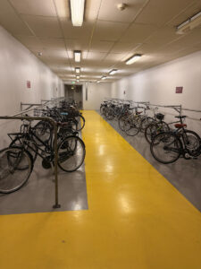 Bike storage in subway